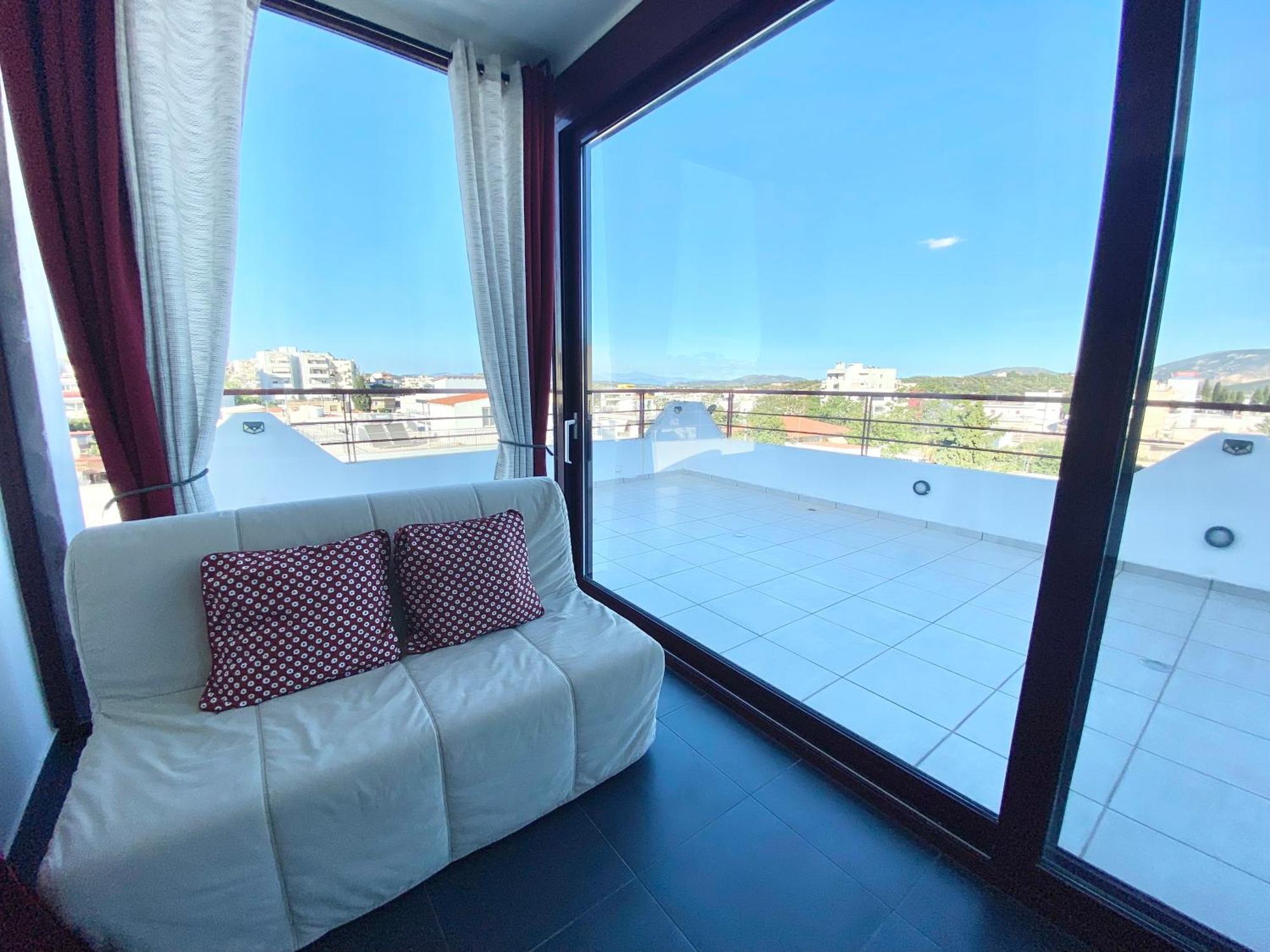 Luxury View Apartment 10Min From Athens Airport 科洛皮奥 外观 照片